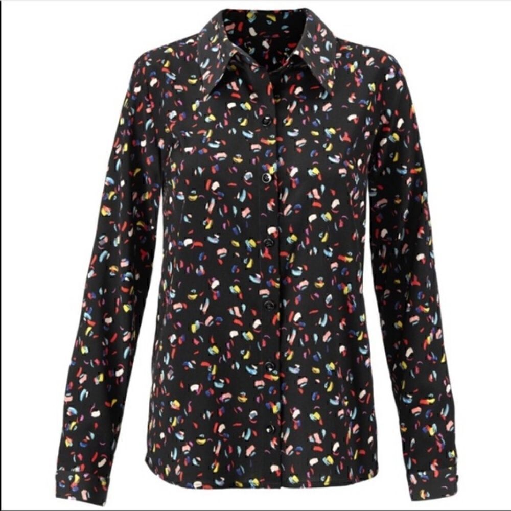 Cabi 3423 Ferris Button Down Shirt Size Small Confetti - Picture 8 of 8